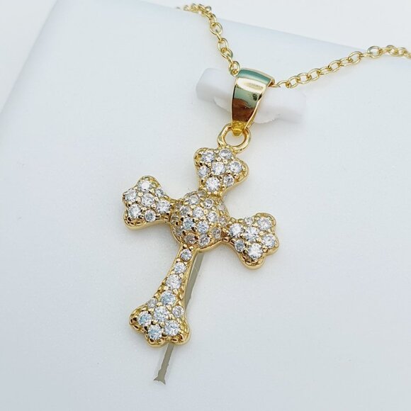 925 Sterling Silver Cubic Zirconia Necklace, U19254724 - Picture 10 of 11